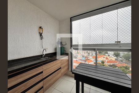 Sacada  de apartamento à venda com 2 quartos, 61m² em Paraíso, Santo André