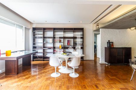 Sala de apartamento para alugar com 1 quarto, 108m² em Cerqueira César, São Paulo