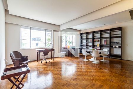 Sala de apartamento para alugar com 1 quarto, 108m² em Cerqueira César, São Paulo