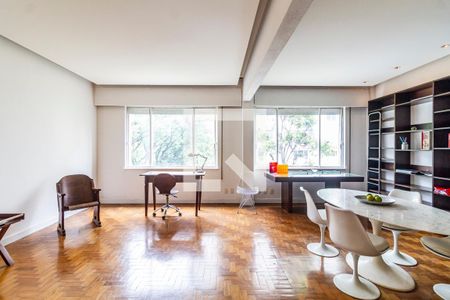 Sala de apartamento para alugar com 1 quarto, 108m² em Cerqueira César, São Paulo