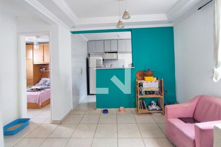 Sala de apartamento à venda com 2 quartos, 49m² em Vila Satúrnia, Campinas