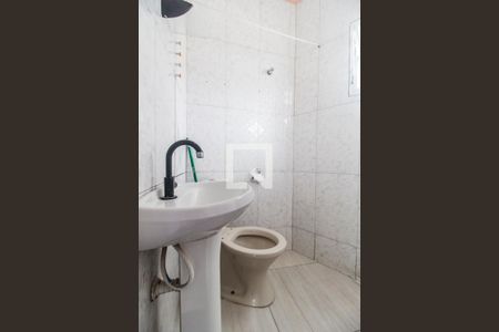 Banheiro da Suíte de kitnet/studio para alugar com 1 quarto, 50m² em Jardim Belval, Barueri