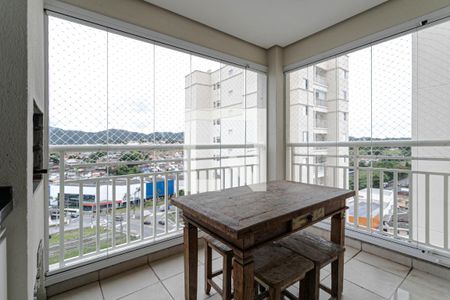 Varanda Gourmet de apartamento para alugar com 3 quartos, 88m² em Cezar de Souza, Mogi das Cruzes