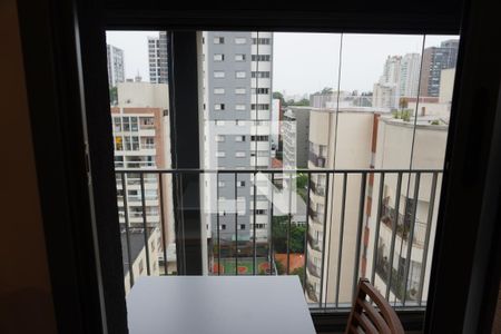 Vista do Quarto de apartamento para alugar com 1 quarto, 33m² em Pinheiros, São Paulo