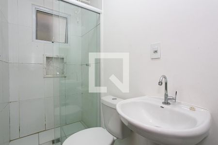 Banheiro de kitnet/studio para alugar com 1 quarto, 20m² em Belenzinho, São Paulo