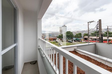 Varanda de kitnet/studio para alugar com 1 quarto, 18m² em Vila das Belezas, São Paulo