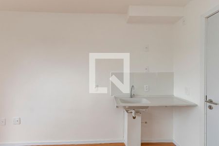 Sala/ Cozinha de kitnet/studio para alugar com 1 quarto, 18m² em Vila das Belezas, São Paulo