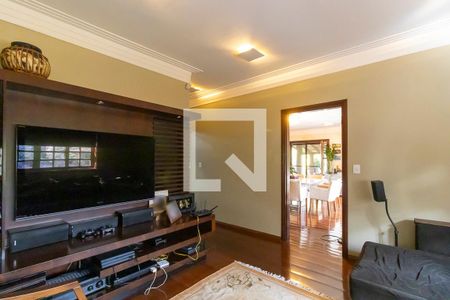 Sala de TV de casa de condomínio à venda com 3 quartos, 440m² em Jardim Botânico (sousas), Campinas