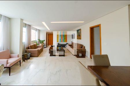 Sala de apartamento à venda com 4 quartos, 165m² em Serra, Belo Horizonte