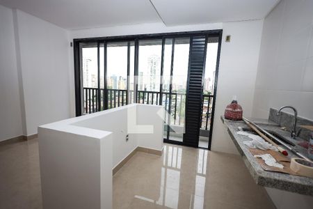 Cozinha de apartamento para alugar com 1 quarto, 48m² em Setor Bueno, Goiânia