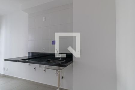 Cozinha de apartamento para alugar com 1 quarto, 27m² em Vila Olímpia, São Paulo