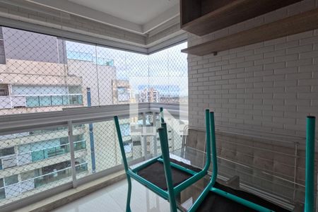 Varanda da Sala de apartamento para alugar com 1 quarto, 48m² em Ponta da Praia, Santos