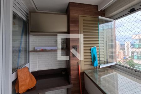 Varanda da Sala de apartamento para alugar com 1 quarto, 48m² em Ponta da Praia, Santos