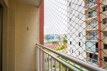 Varanda da sala de apartamento à venda com 3 quartos, 67m² em Vila Homero Thon, Santo André