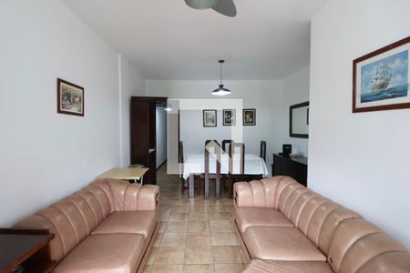 Sala de apartamento para alugar com 2 quartos, 77m² em Vila Julia, Guarujá