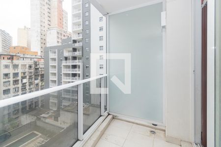 Varanda de kitnet/studio à venda com 1 quarto, 22m² em Sé, São Paulo