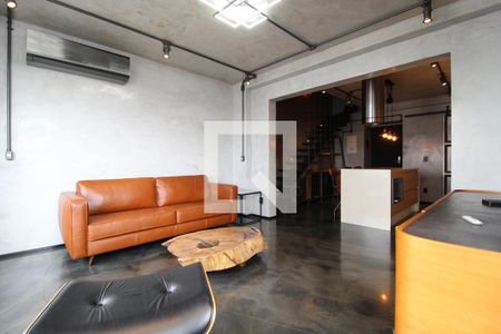 Sala de apartamento para alugar com 1 quarto, 124m² em Vila Olímpia, São Paulo