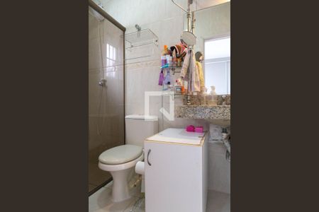 Banheiro do Quarto 1 de casa de condomínio à venda com 3 quartos, 118m² em Vila Silveira, Guarulhos