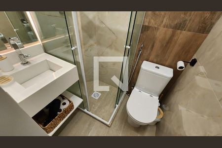 Studio para alugar com 23m², 1 quarto e sem vaga Studio para alugar com 23m², 1 quarto e sem vagaBanheiro