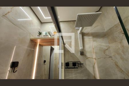 Studio para alugar com 23m², 1 quarto e sem vaga Studio para alugar com 23m², 1 quarto e sem vagaDetalhe do banheiro