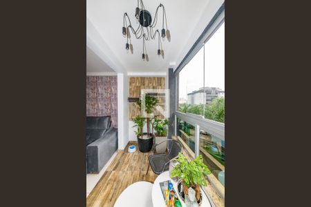 Varanda da Sala de apartamento à venda com 4 quartos, 115m² em Buritis, Belo Horizonte