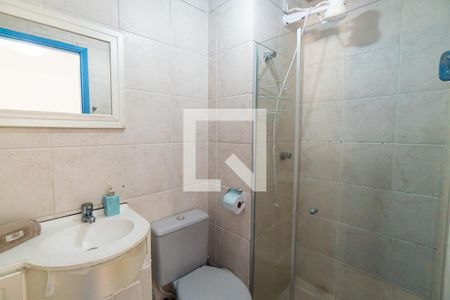 Banheiro de apartamento para alugar com 1 quarto, 36m² em Vila Guarani (zona Sul), São Paulo