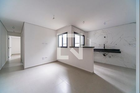 Sala de apartamento à venda com 2 quartos, 54m² em Vila Floresta, Santo André