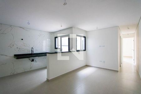 Sala de apartamento à venda com 2 quartos, 60m² em Vila Floresta, Santo André