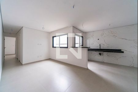 Sala de apartamento à venda com 2 quartos, 56m² em Vila Floresta, Santo André