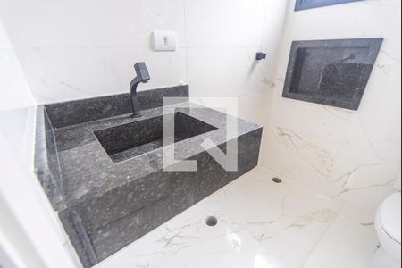 Banheiro de apartamento à venda com 2 quartos, 100m² em Vila Floresta, Santo André