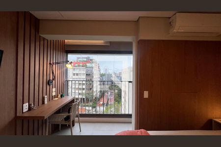 Sacada de kitnet/studio para alugar com 1 quarto, 26m² em Cerqueira César, São Paulo