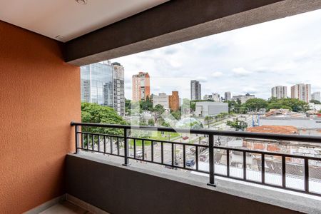 Varanda de kitnet/studio à venda com 1 quarto, 26m² em Santo Amaro, São Paulo