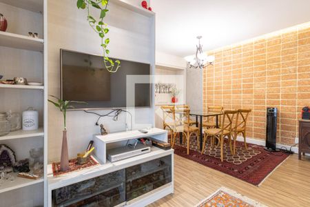 Sala de apartamento para alugar com 2 quartos, 74m² em Indianópolis, São Paulo