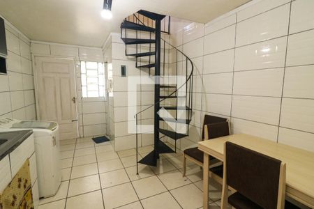 Sala/Cozinha de apartamento à venda com 1 quarto, 50m² em Teresópolis, Porto Alegre