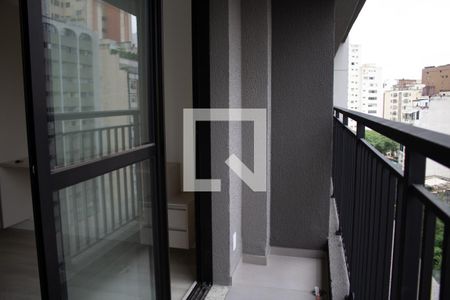 Varanda de kitnet/studio para alugar com 1 quarto, 20m² em Santa Cecilia, São Paulo