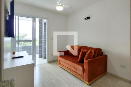 Sala de apartamento para alugar com 2 quartos, 90m² em Nova Mirim, Praia Grande