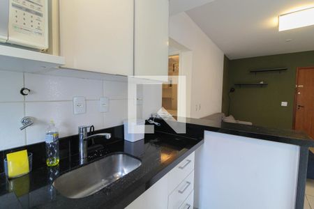 Sala/Cozinha de apartamento para alugar com 1 quarto, 35m² em Vila Nova Conceição, São Paulo