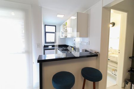 Sala/Cozinha de apartamento para alugar com 1 quarto, 35m² em Vila Nova Conceição, São Paulo