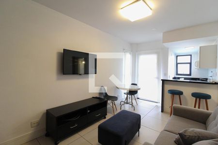 Sala/Cozinha de apartamento para alugar com 1 quarto, 35m² em Vila Nova Conceição, São Paulo