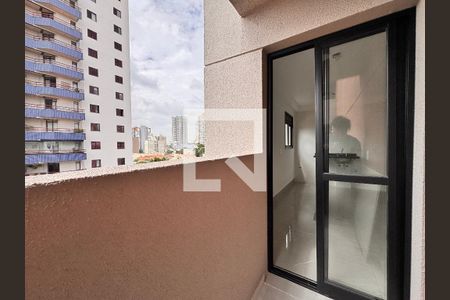 Sacada Sala de apartamento à venda com 2 quartos, 52m² em Campestre, Santo André