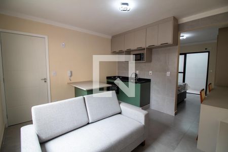 Sala de apartamento para alugar com 1 quarto, 34m² em Cidade Monções, São Paulo