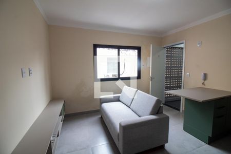 Sala de apartamento para alugar com 1 quarto, 34m² em Cidade Monções, São Paulo