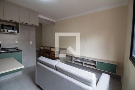 Sala de apartamento para alugar com 1 quarto, 34m² em Cidade Monções, São Paulo