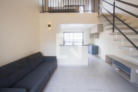 Sala de apartamento para alugar com 1 quarto, 52m² em Cidade Monções, São Paulo