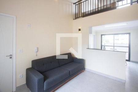 Sala de apartamento para alugar com 1 quarto, 52m² em Cidade Monções, São Paulo