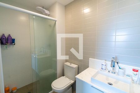 Banheiro da Suíte de apartamento à venda com 1 quarto, 35m² em Vila Guarani, São Paulo