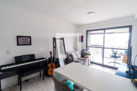 Sala/Cozinha de apartamento à venda com 1 quarto, 35m² em Vila Guarani, São Paulo