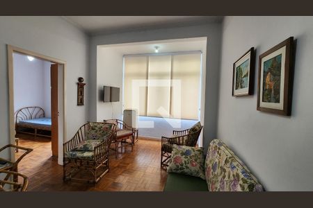 Sala de apartamento para alugar com 2 quartos, 76m² em Aparecida, Santos