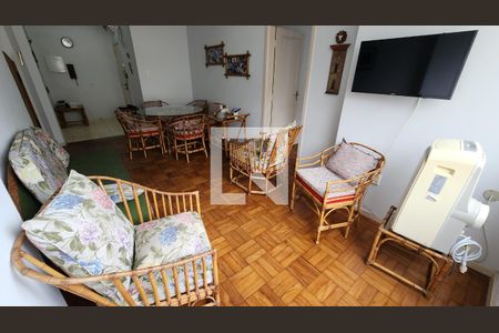 Sala de apartamento para alugar com 2 quartos, 76m² em Aparecida, Santos