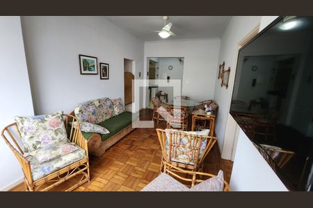 Sala de apartamento para alugar com 2 quartos, 76m² em Aparecida, Santos